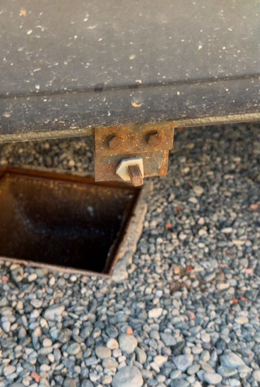 3D-geprinte indicator voor het aftapventiel van de grijswatertank