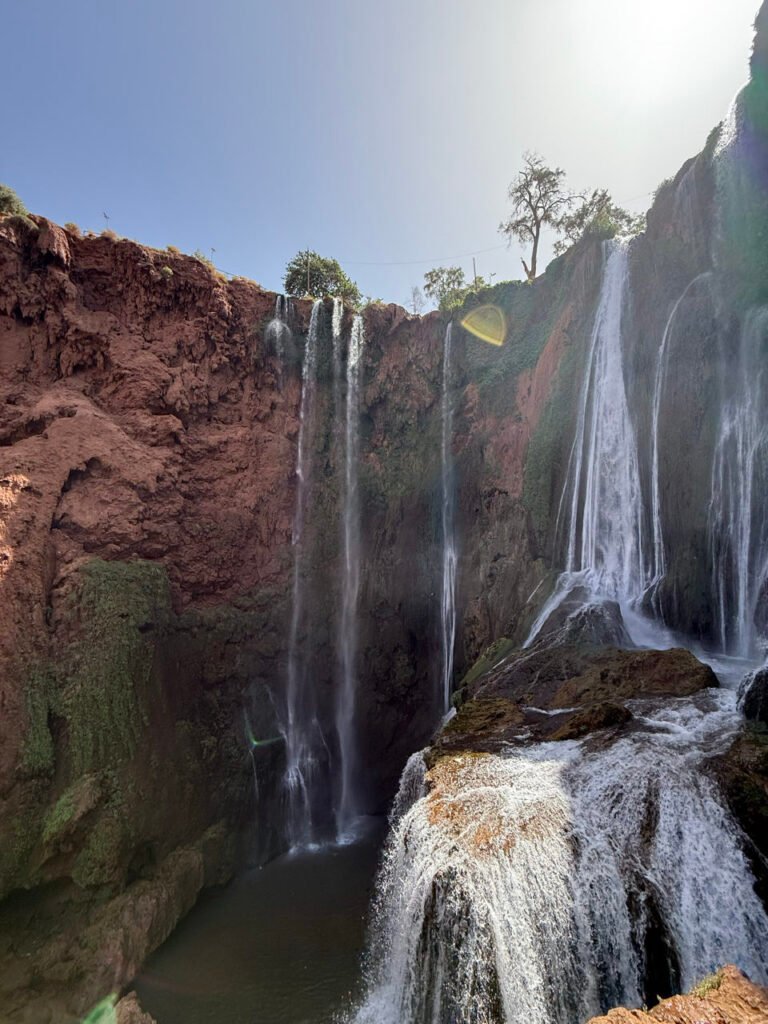 Die Wasserfälle von Ouzoud in Marokko